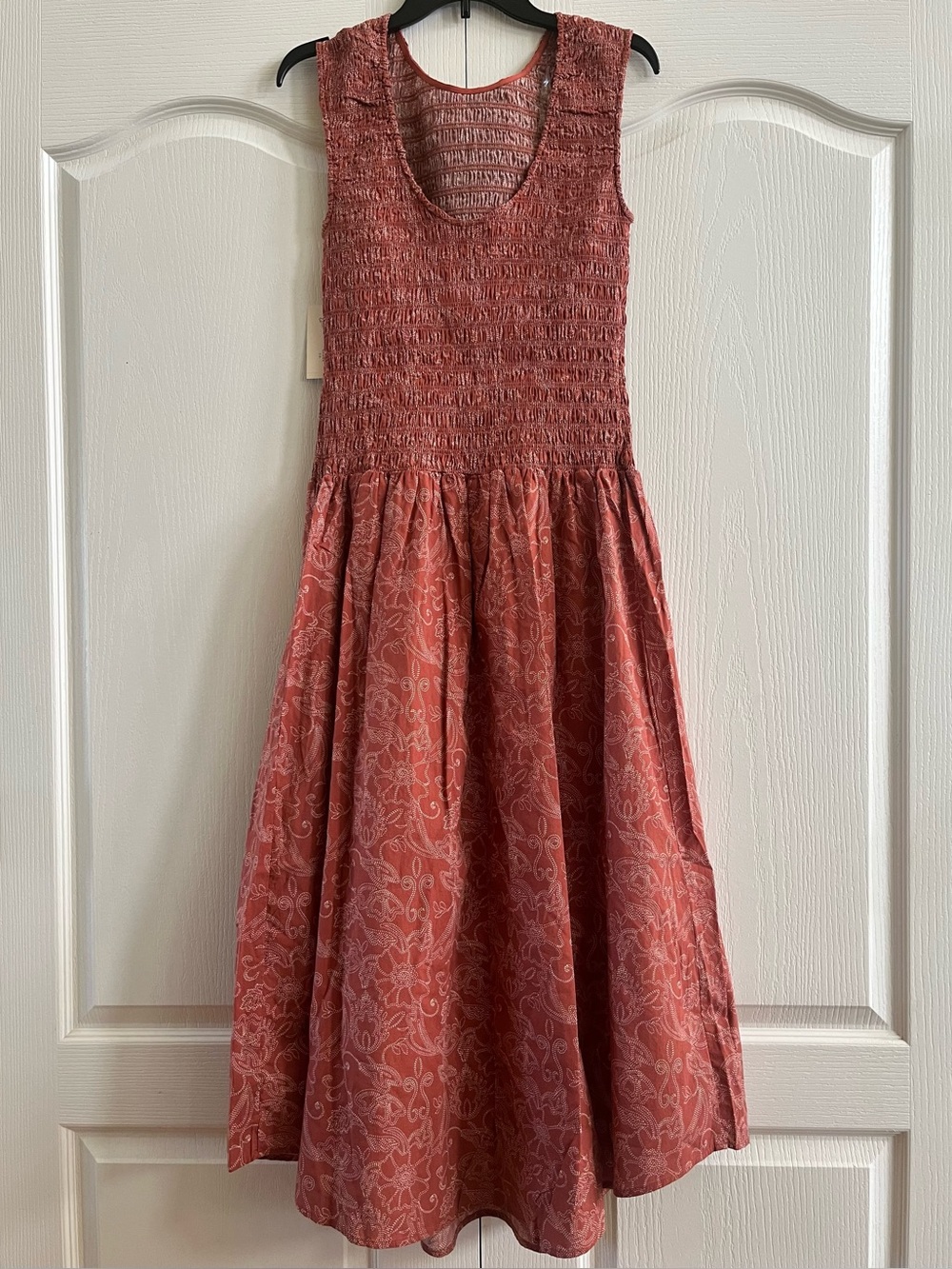NWT Universal Thread Rust Floral Midi Dress Large